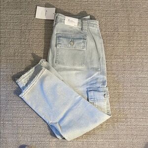 KanCan Light Blue Cargo Jeans